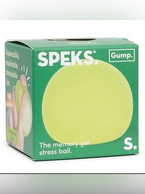 SPEKS Memory Gel Stress Ball by - Yellow